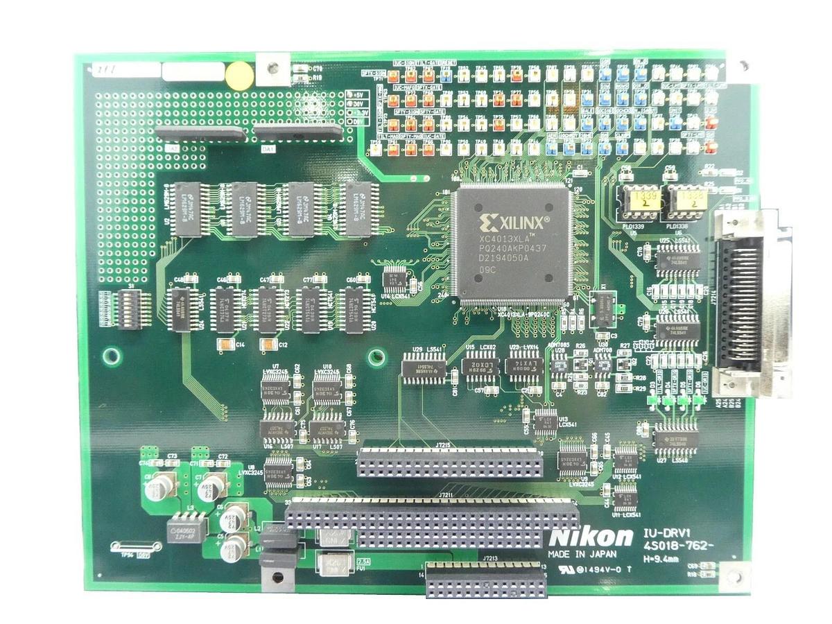 Used Nikon 4S018-762 Driver PCB IU-DRV1 NSR FX-601F FPD Lithography System Working