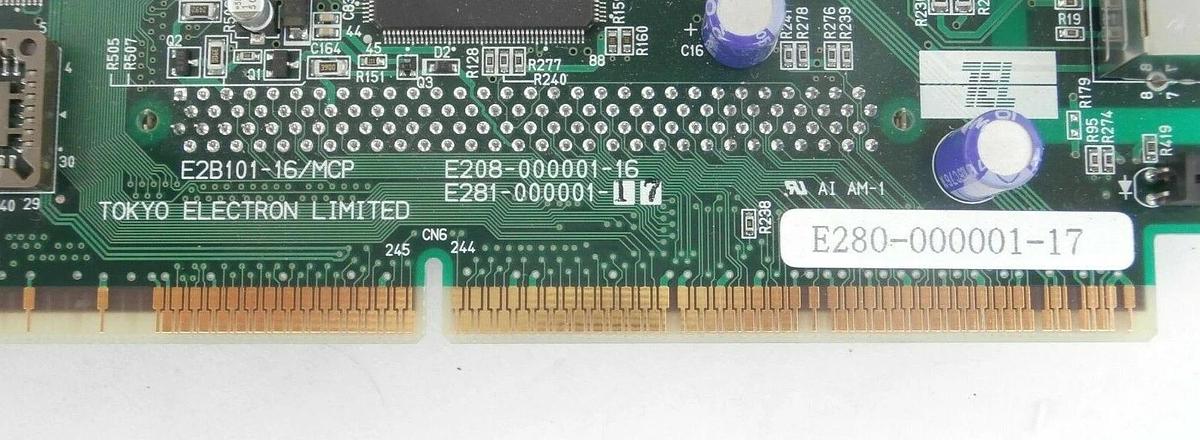 Used TEL Tokyo Electron E281-000001-17 Single Board Computer PCB E2B101-16/MCP Telius