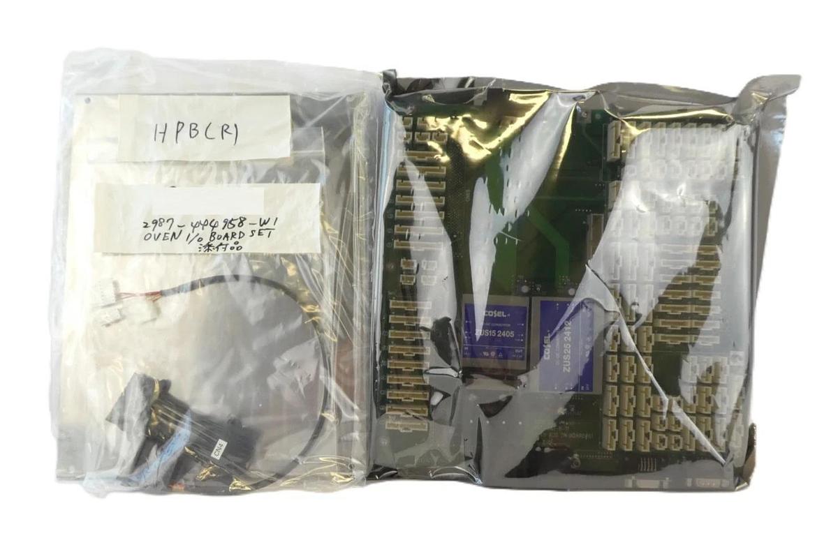 TEL Tokyo Electron 2987-444958-W1 Oven I/O Board PCB Set New Surplus