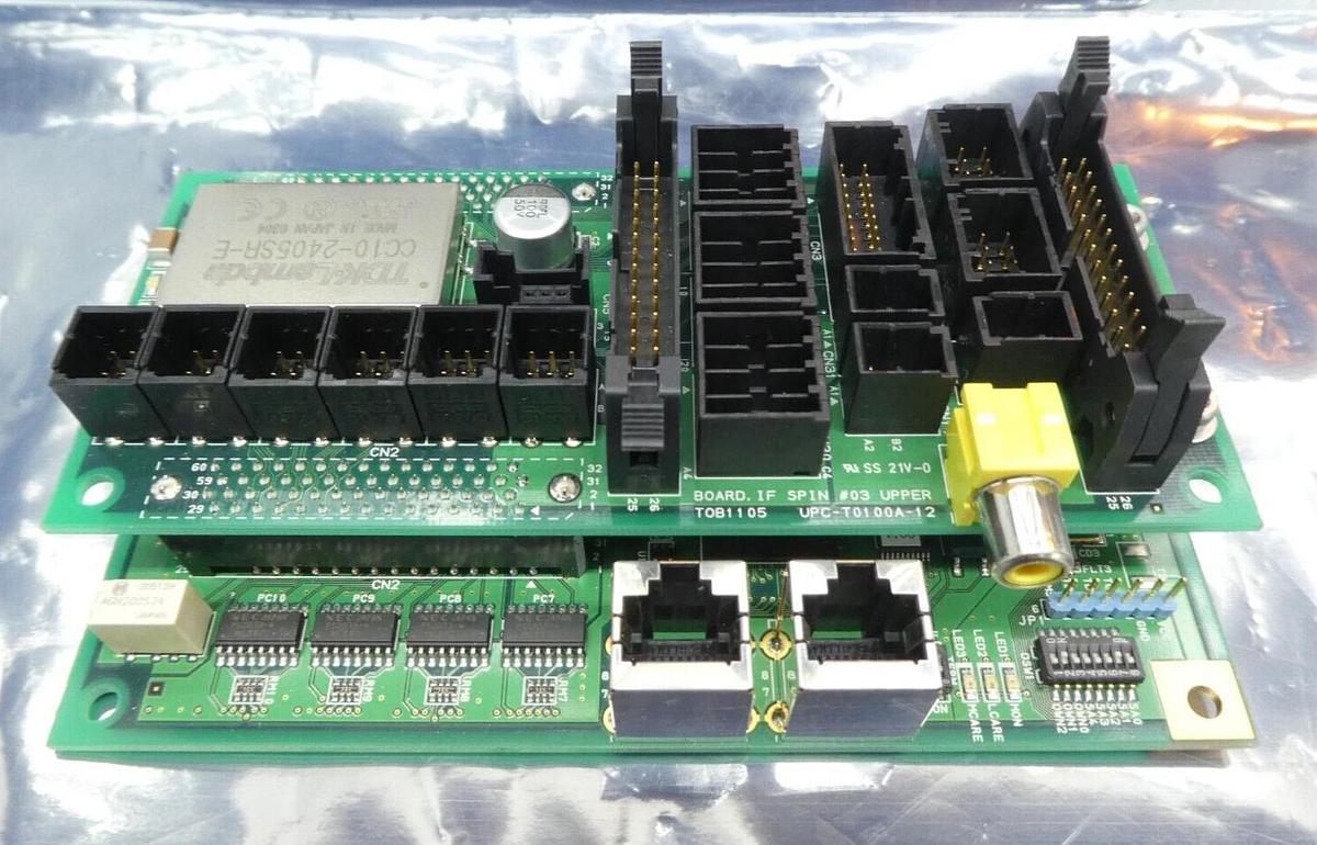 Used TEL Tokyo Electron UPC-T0100A-12 Spin IF #03 PCB LPC-T0099A-12 Working Surplus