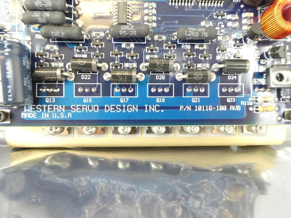 Refurbished Western Servo Design 10116-100 Driver PCB 501-23880-00 Lot of 2 Refurbished