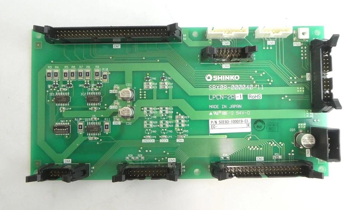 Used Shinko Electric SCE93-100019-C1 Interface PCB SBX08-000040-11 Lot of 2 Working
