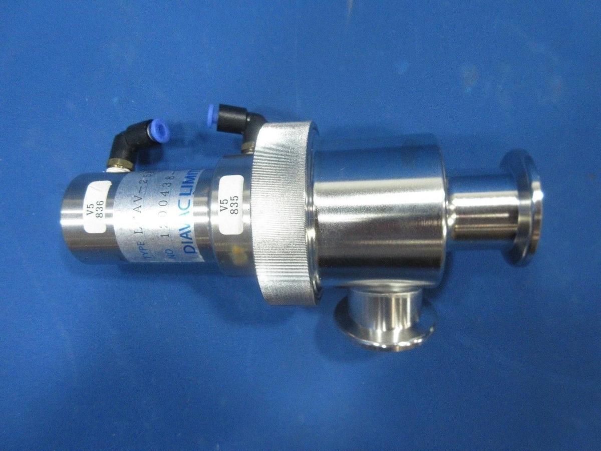 Used Diavac LCAV-25HF Pneumatic Angle Valve Lot of 8 Used Working
