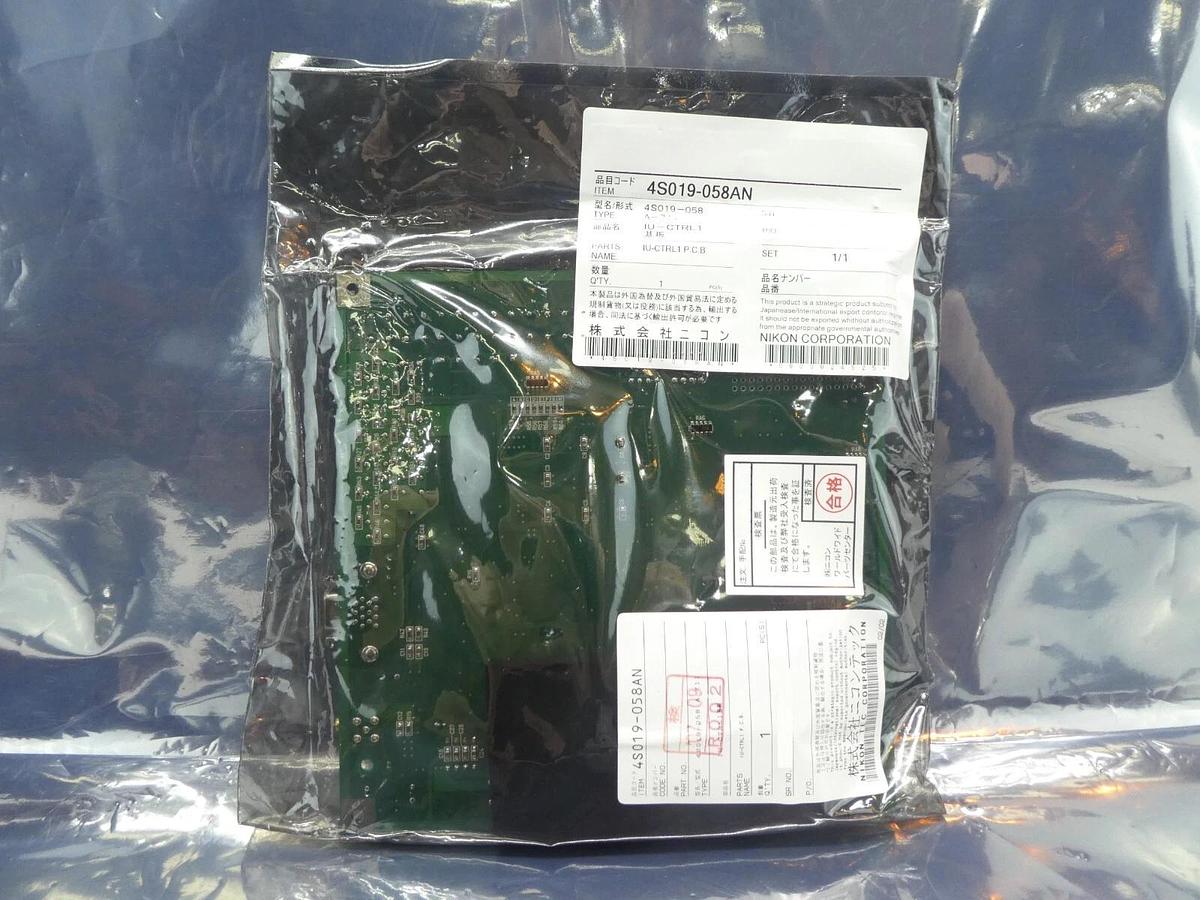 Nikon 4S019-058AN Control PCB IU-CTRL1 4S019-058 NSR System New Surplus