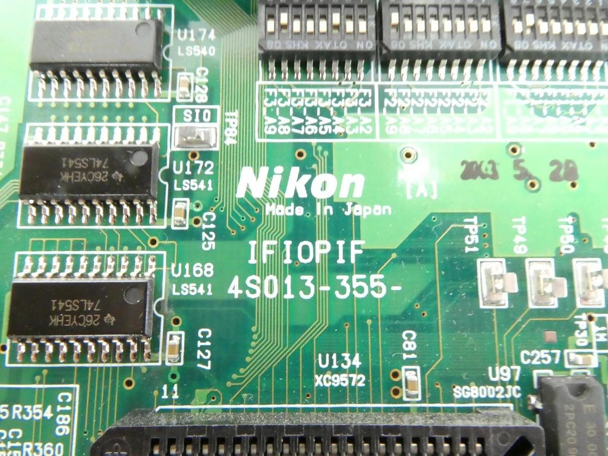 Used Nikon 4S013-355 IFIOPIF Board PCB Card NSR-S204B Step-and-Repeat Working Spare