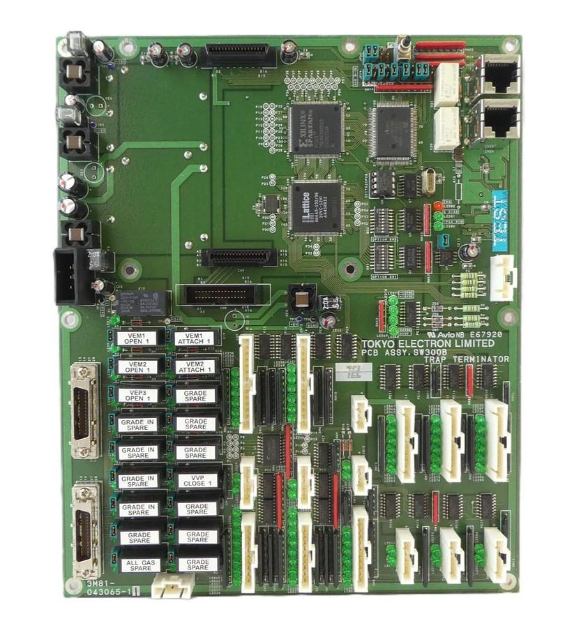 Used TEL Tokyo Electron 3M81-043065-11 Trap Terminator PCB SW300B Working Surplus