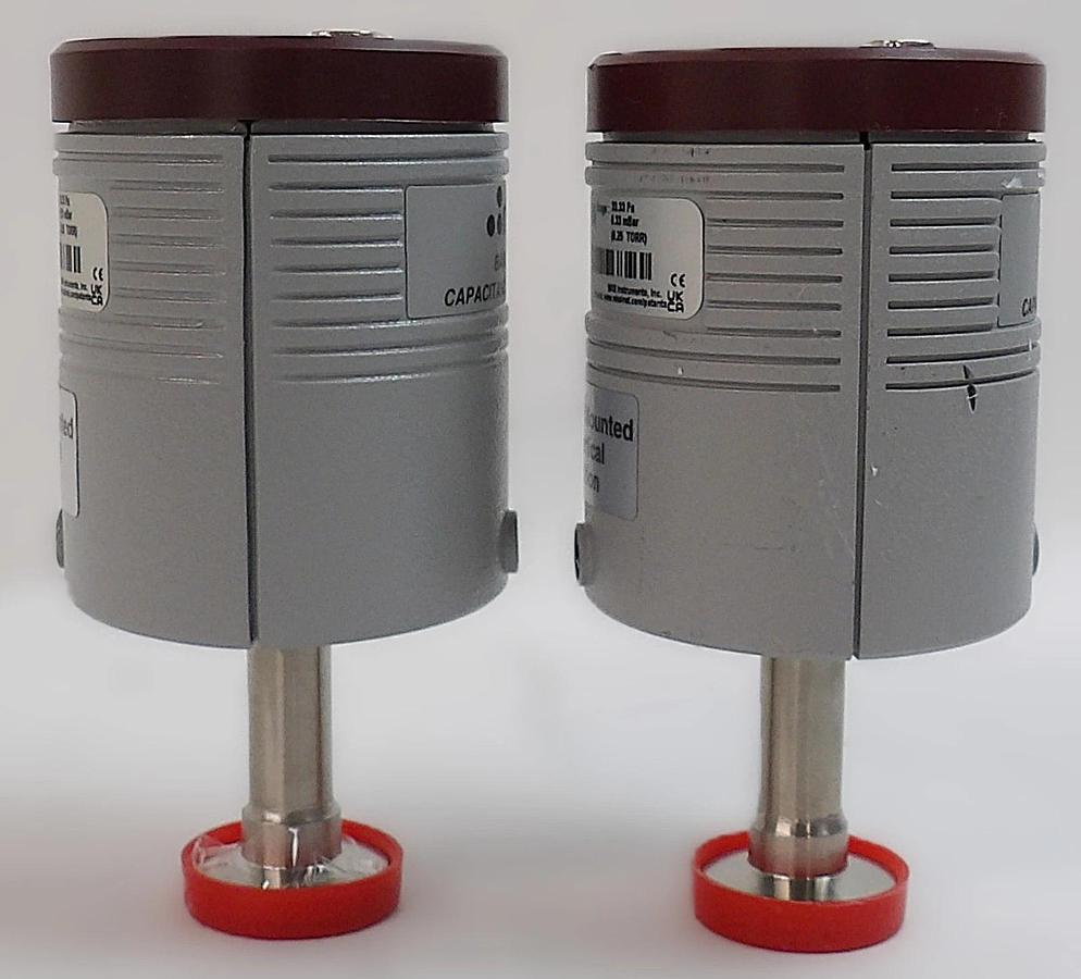 Used MKS Instruments 626B-28270 Baratron Capacitance Manometer Lot of 2 Surplus