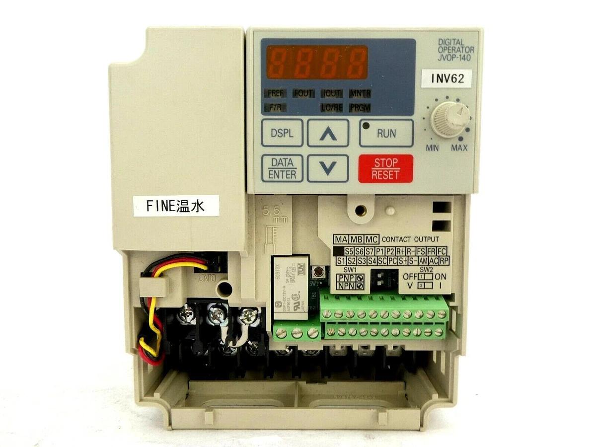Used Yaskawa Electric CIMR-V7AA21P5 Inverter Drive VS Mini V7 No Cover Nikon NSR