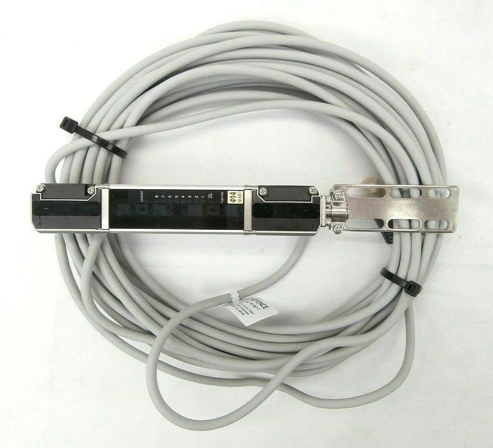 Used Keyence SL-C Series Safety Light Curtain Set SL-C16F-R SL-C16F-T SL-R11 Spare