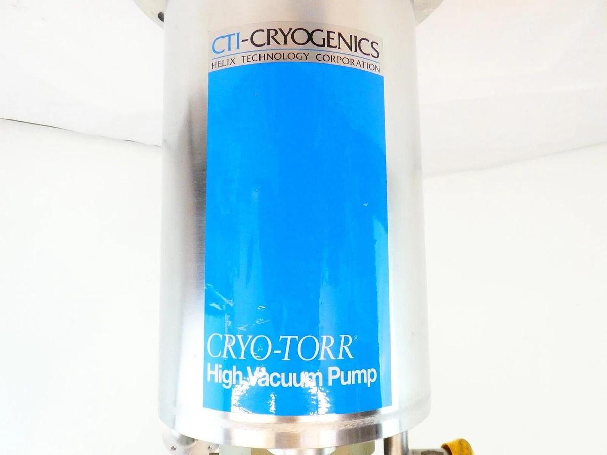 Used CTI-Cryogenics 8033167 High Vacuum Pump CRYO-TORR 8 CRYOPUMP Working Surplus