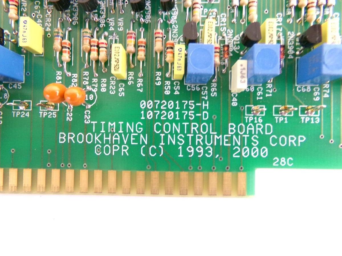 Used Brookhaven Instruments 10720175 Timing Control PCB Card SCANMASTER II Working