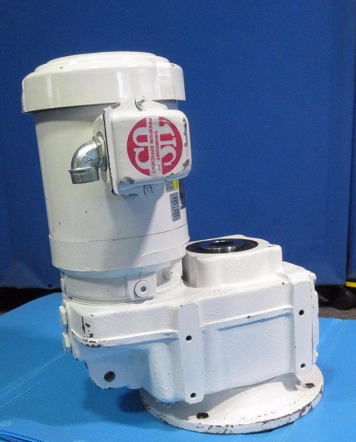 Used US Motors 6592A Motor & Gearbox Series 2000 .5 HP 3 PH 160 Ratio Used Working