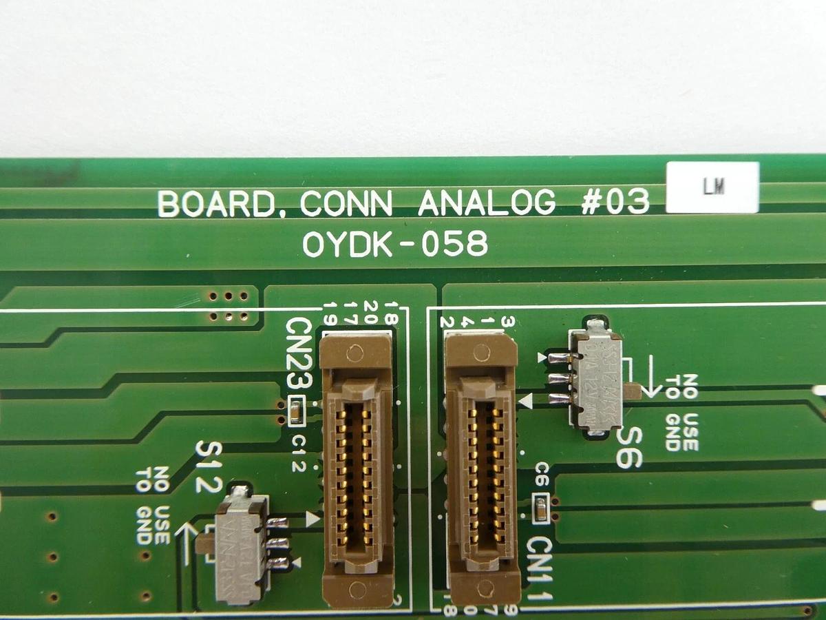 Used TEL Tokyo Electron OYDK-058 Interface Board PCB CONN ANALOG #03 Lithius Working