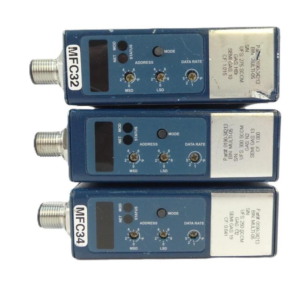 Used Aera PI-98 Mass Flow Controller MFC Reseller Lot of 9 Working Surplus