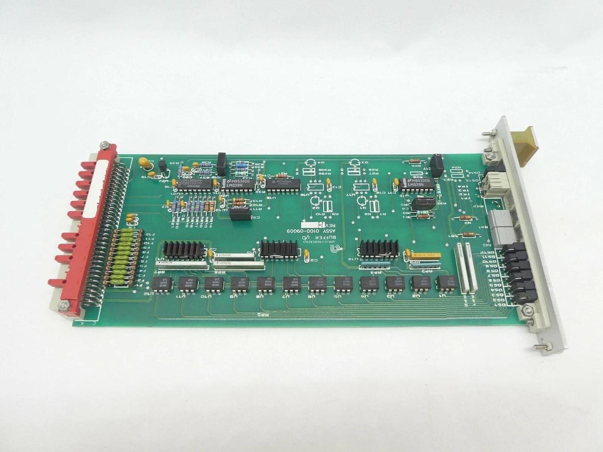 Used AMAT Applied Materials 0100-09009 Buffer I/O PCB Card P5000 Working Surplus
