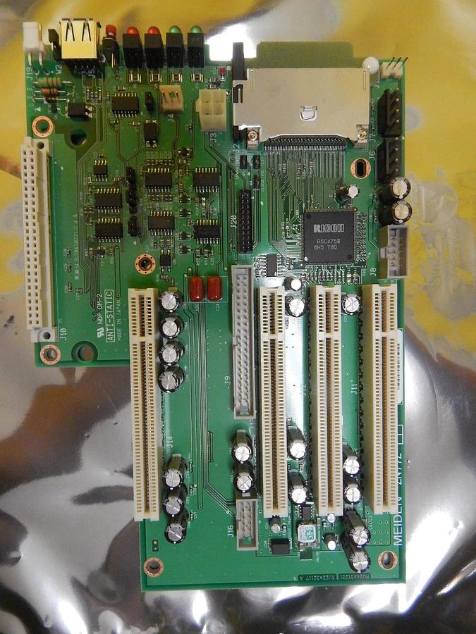 Used Meiden ZN77Z Backplane Board PCB MU24A31231 SU22A32117 A SU18A30221 Used