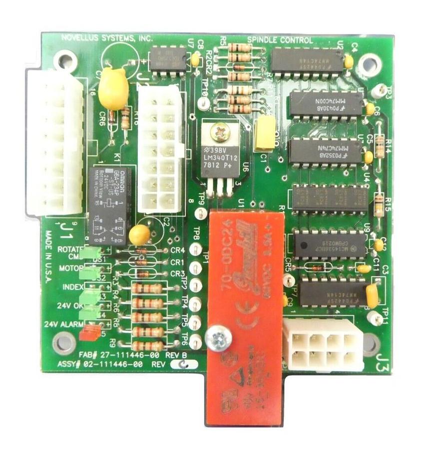 Novellus Systems 02-111446-00 Spindle Control PCB 27-111446-00 New Surplus