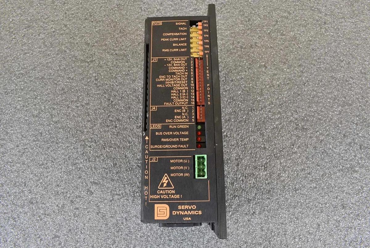 Used Servo Dynamics 7300-8099 Servo Amplifier 1525-BLS DynaDrive Spare Surplus