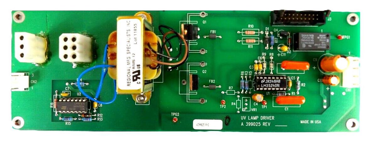 Used InUSA A399025 IN-2000 UV Lamp Driver PCB 399025 Working Surplus