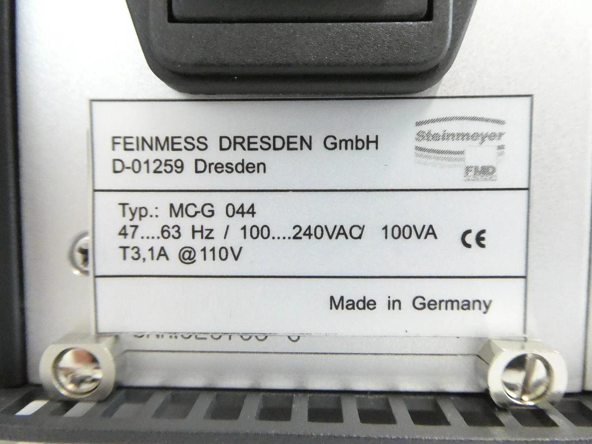 Used Steinmeyer FMD Feinmess Dresden MC-G 044 Motor Controller Carl Zeiss Phame PSM