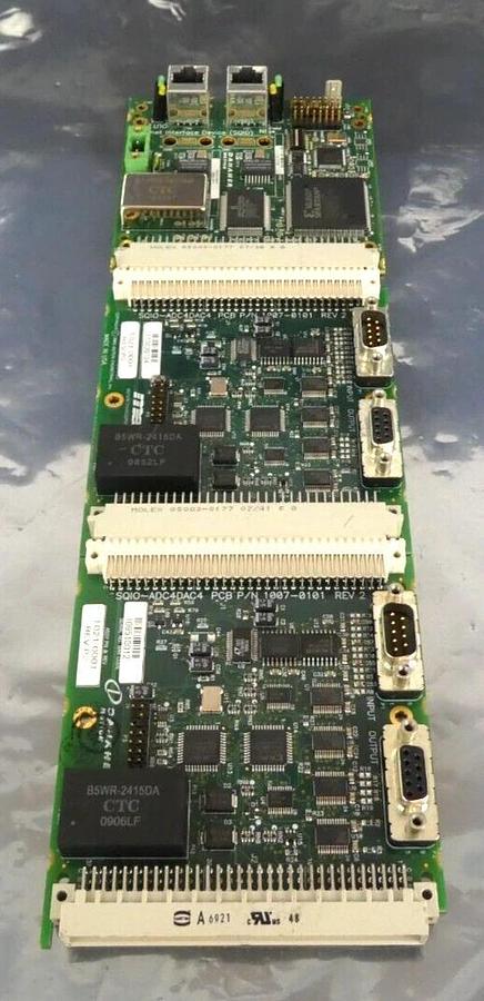 Used Danaher Motion SynQnet Interface Device PCB T019-0001 SQIO-ADC4DAC4 Working