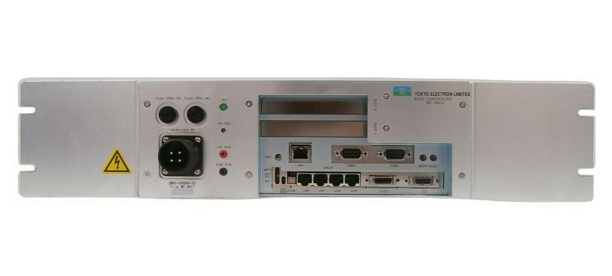 Used TEL Tokyo Electron 3M80-000998-1D ECC2 Controller MC Rack Trias Reactor Working