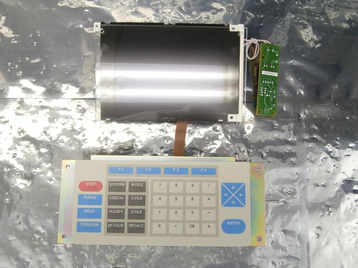 Used Hiranuma Sangyo D850536 Operator Interface Keypad LCD Panel PCB Assembly AS-200