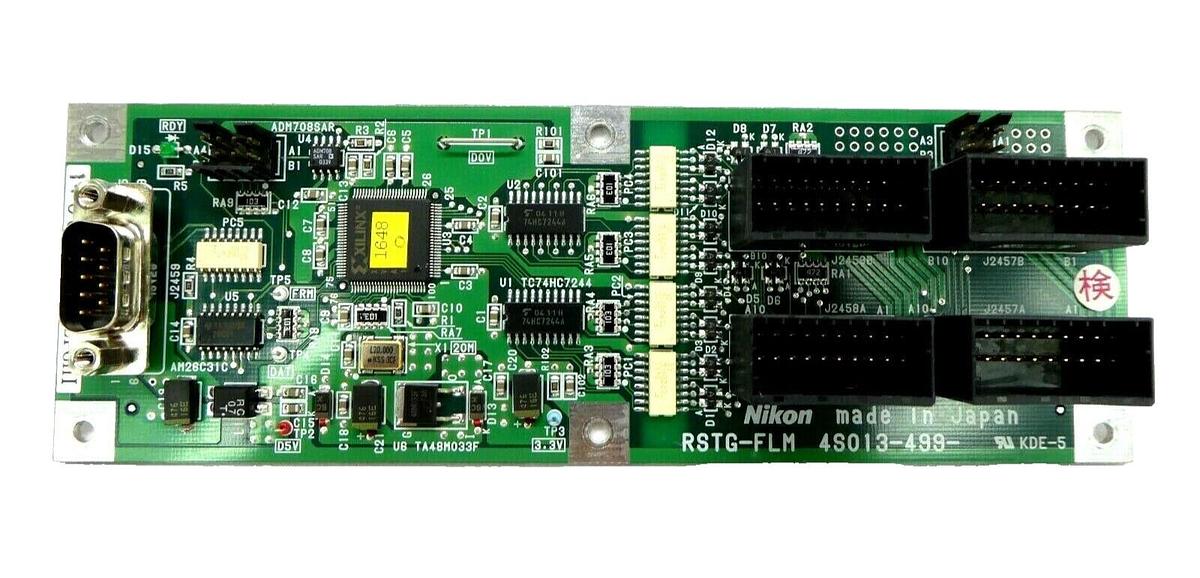 Used Nikon Precision 4S013-499 Processor PCB RSTG-FLM NSR Series Working