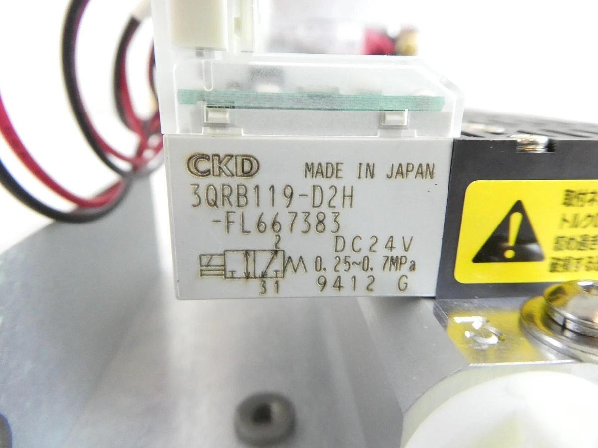 Used CKD 3QRB119-D2H Solenoid Valve Manifold Assembly Reseller Lot of 4 Working