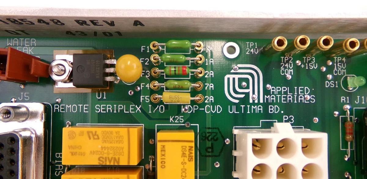 Used AMAT Applied Materials 0100-18043 Seriplex I/O HPD-CVD Ultima PCB Card Surplus