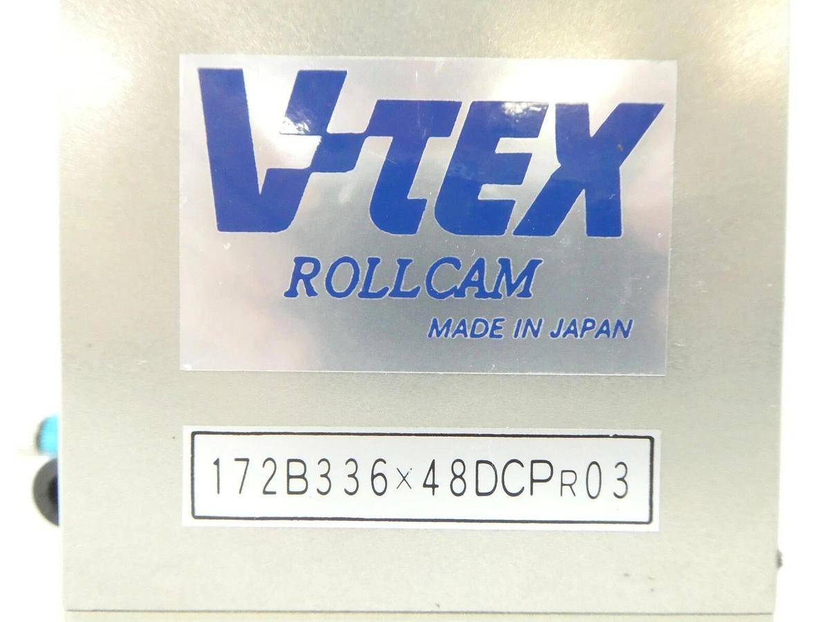 Used V-Tex 172B336x48DCPR03 Pneumatic Slit Valve ROLLCAM Working Surplus