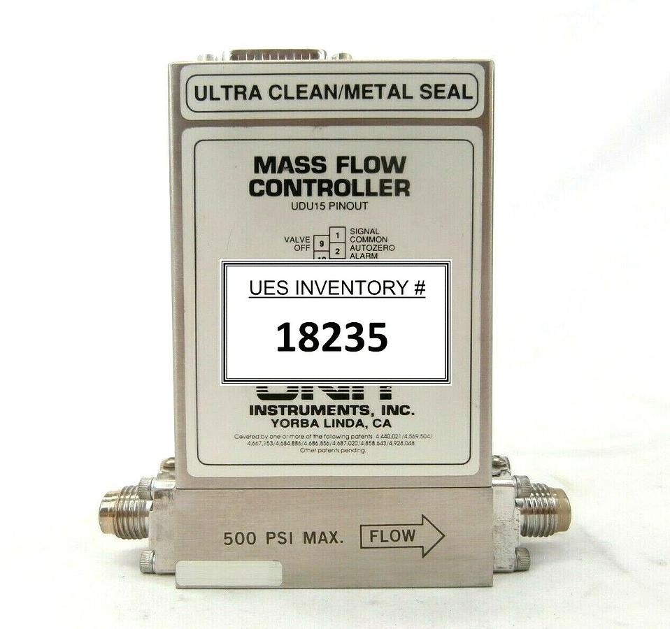 Used UNIT Instruments UFC-8160 Mass Flow Controller MFC 200 SCCM HI Working Spare