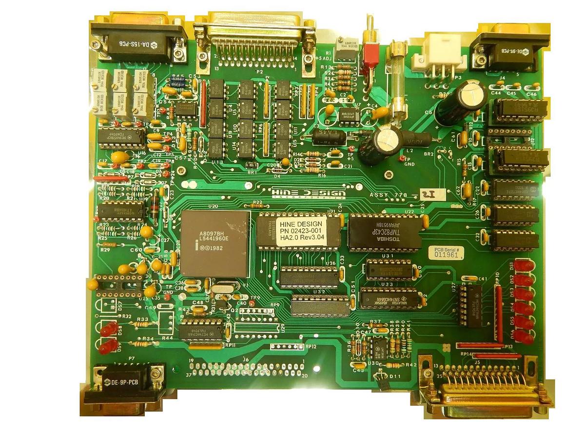 Used Hine Design 778-2I Arm Control Board PCB 778-2I GaSonics Aura A-2000LL Working