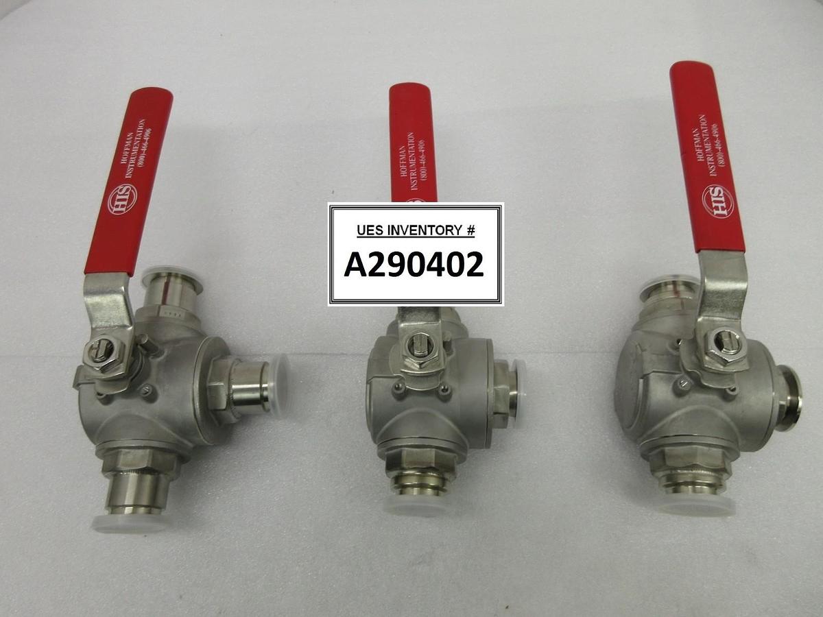 Used HIS Hoffman Instrumentation PN50 Manual Valve DIN 1.4408 800 CF8M Lot of 3