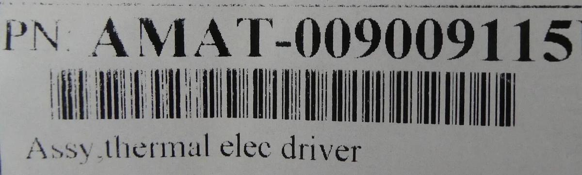 Used AMAT Applied Materials 0090-09115 Thermal Electric Driver Assembly PCB Working