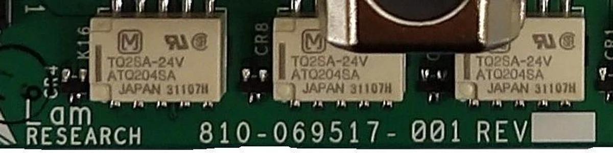 Used Lam Research 810-069517-001 V3 Facil Interface w/Reclaim PCB Assembly Working