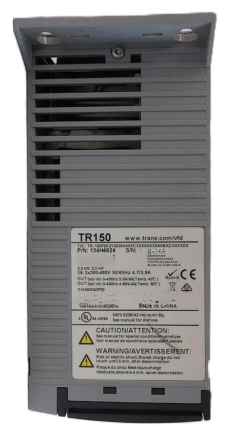 Used Trane 134H4924 3-Phase Variable Frequency Drive TR150 Working