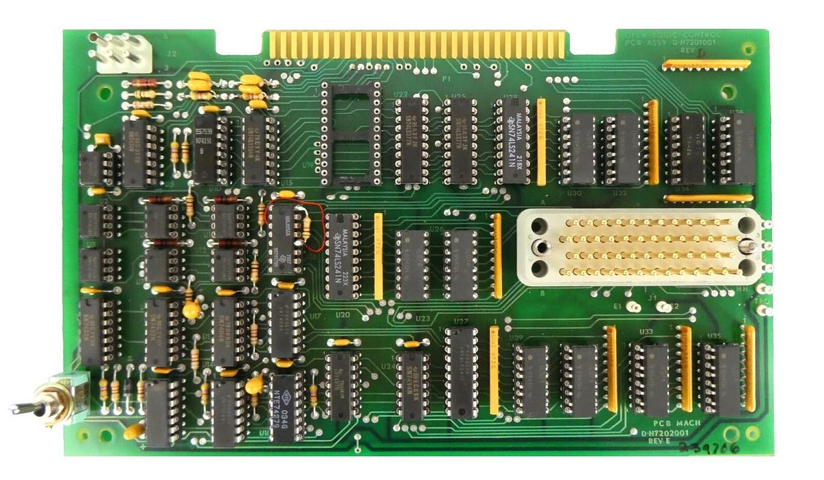 Used Varian D-H7201001 Operation Logic Control PCB D-H7202001 Working Surplus