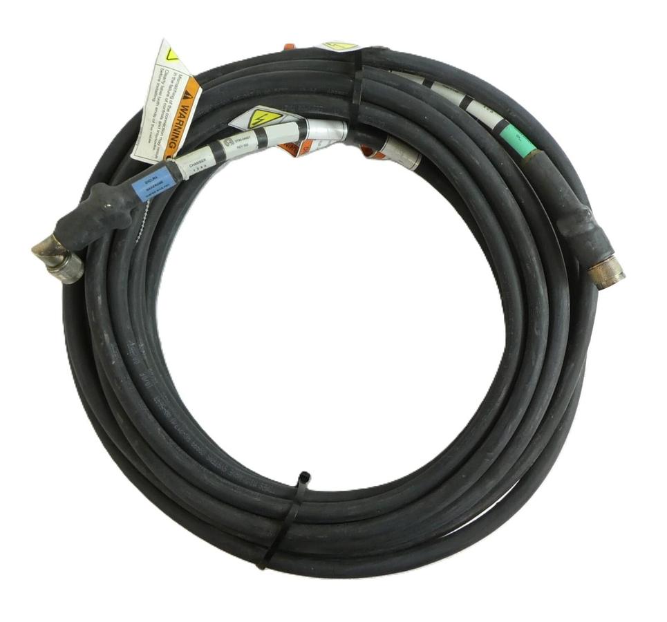 Used AMAT Applied Materials 0190-04657 RF Coaxial Cable Endura 15m 49 Foot Working
