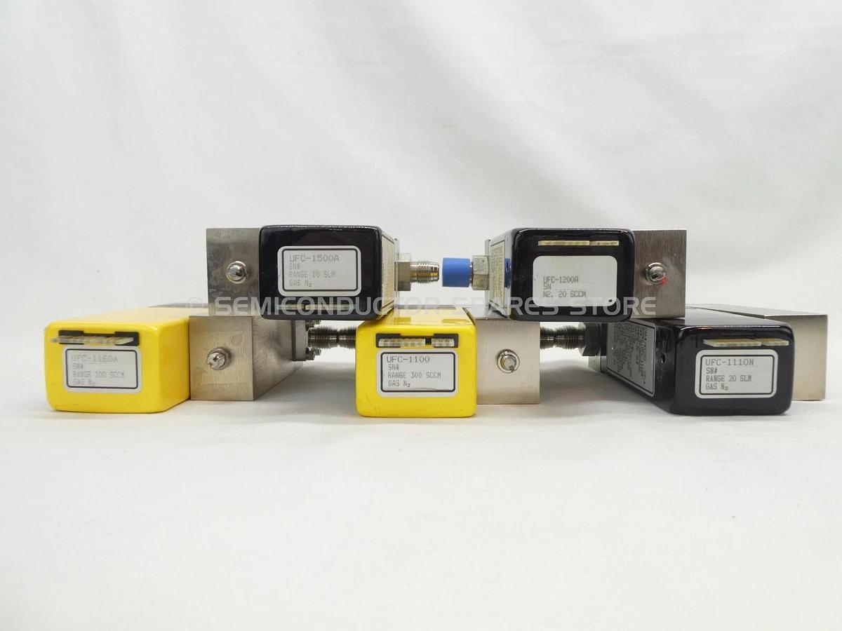 Used UNIT Instruments Mass Flow Controller MFC UFC-1100 UFC-1500A UFC-1160 Lot of 20
