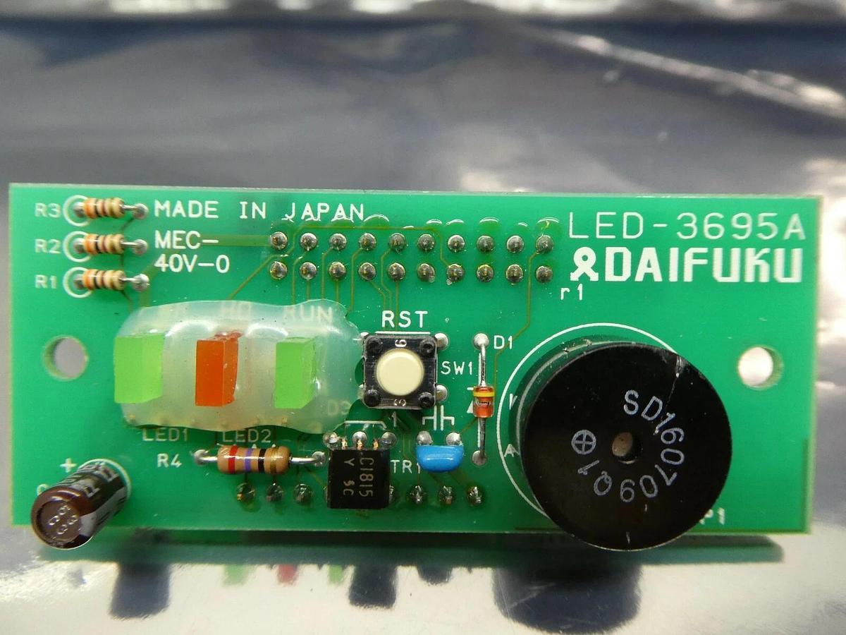 Used Daifuku LED-3695A LED Display and Connector Board PCB Used Working