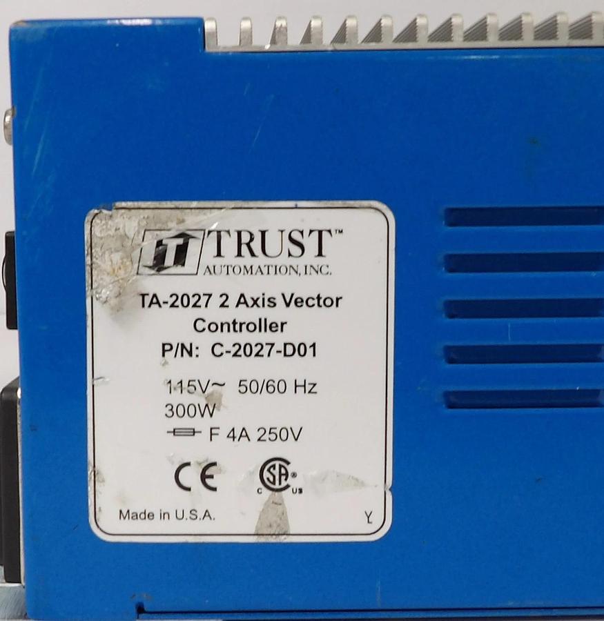 Used Trust Automation C-2027-D01 Vector LTM 2 Axis Controller Untested As-Is