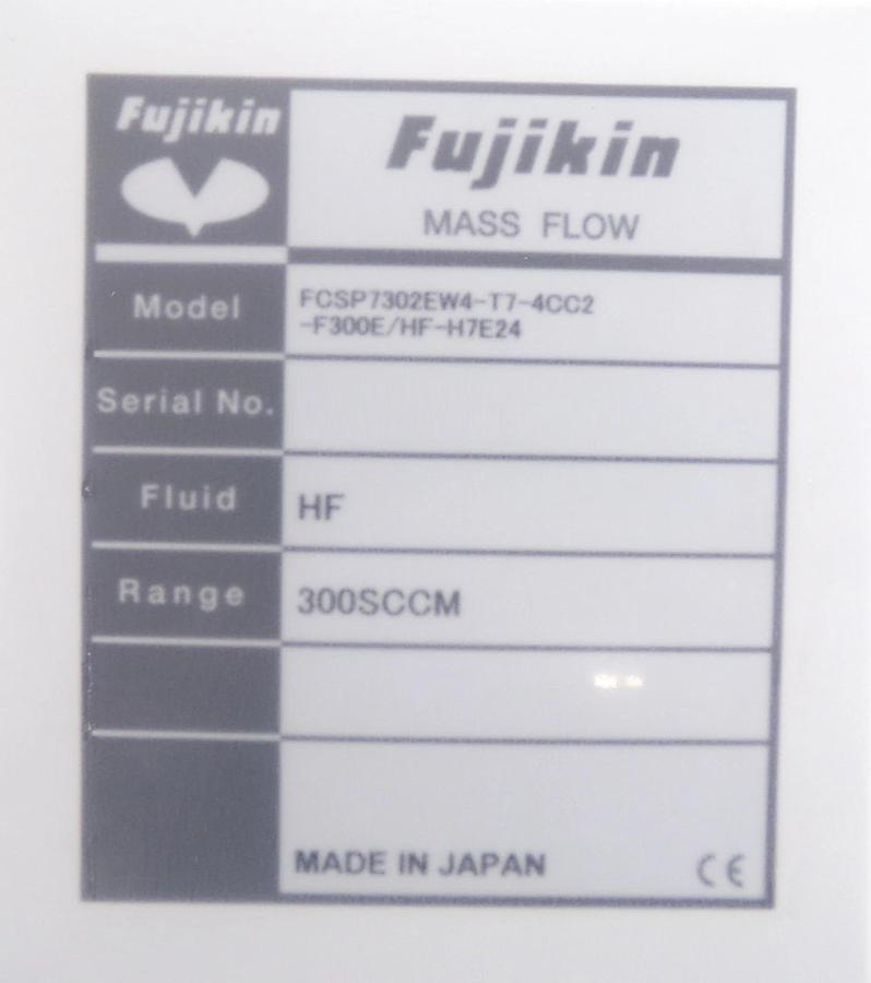 Fujikin FCSP7302EW4-T7-4CC2-F300E/HF-H7E24 Mass Flow Controller MFC AMAT New