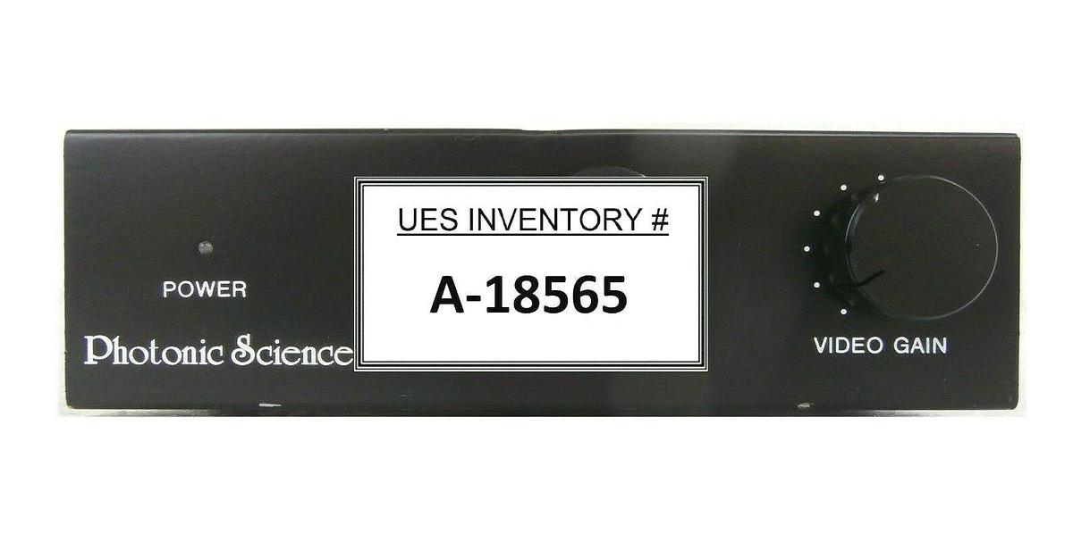 Used Photonic Science XRI Video and Intensifier Gain Image Controller Working Surplus