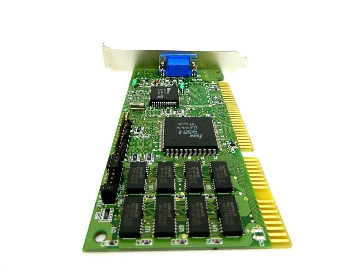 Used Trident JA-8232E/V3 Video Card PCB TV32 Novellus Concept Two Working Spare