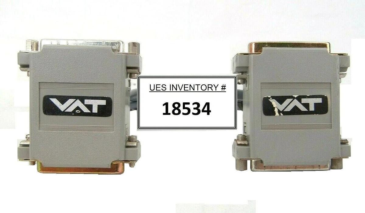 Used VAT 81392 Master/Slave Interface Cable Adaptive Pressure Controller PM-5 Spare