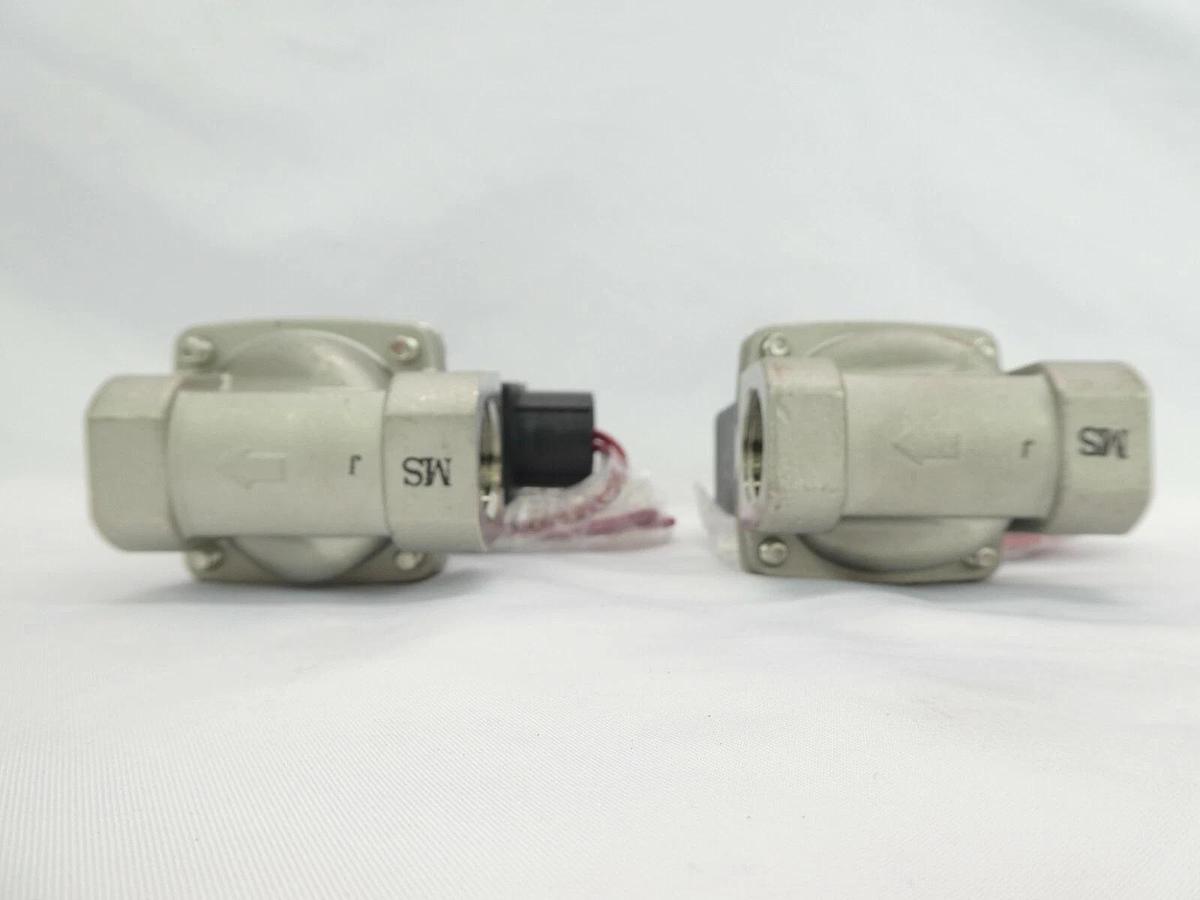 SMC VXZ2240J-04-2CR1 2-Way Media Valve Lot of 2 New Surplus