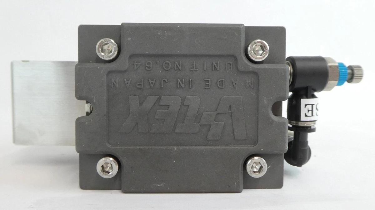 Used V-Tex V2117043 Pneumatic Slit Valve Rollcam TEL Tokyo Electron Working Surplus