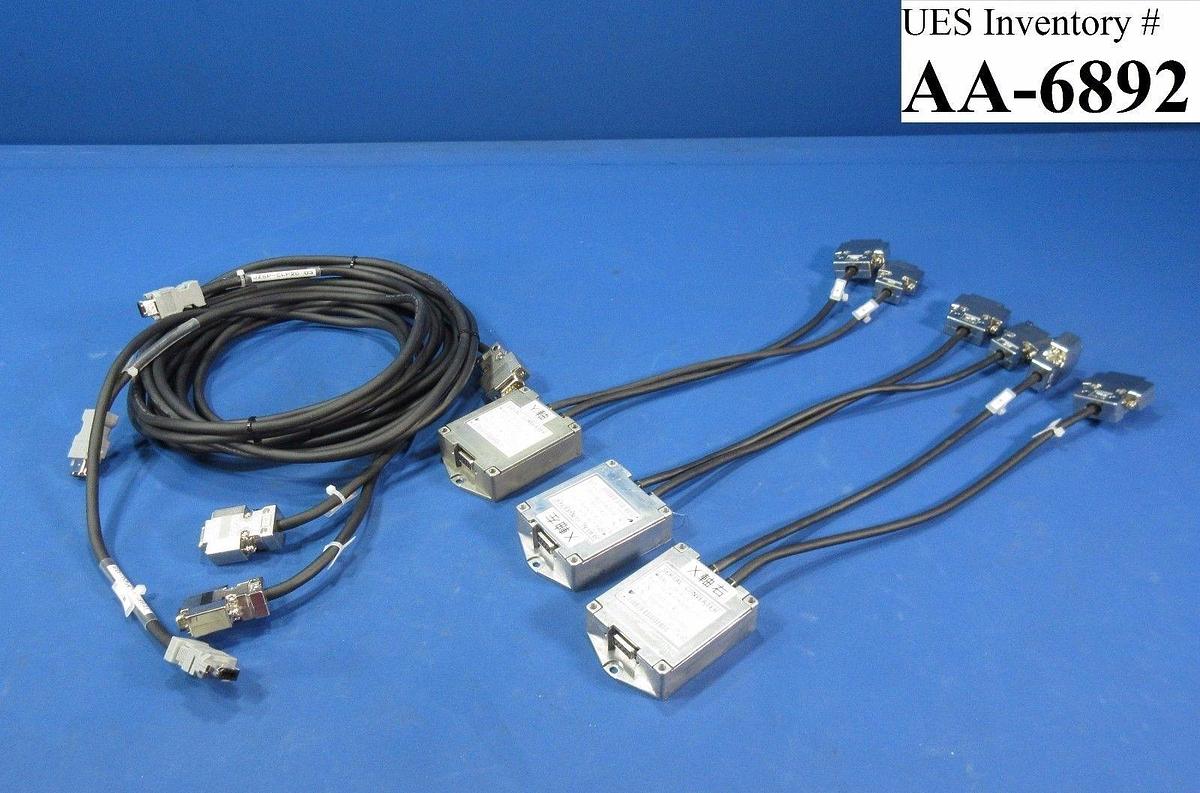 Used Yaskawa JZSP-CLP20-03 Serial Converter and 3m Encoder Cable Lot of 3 Used