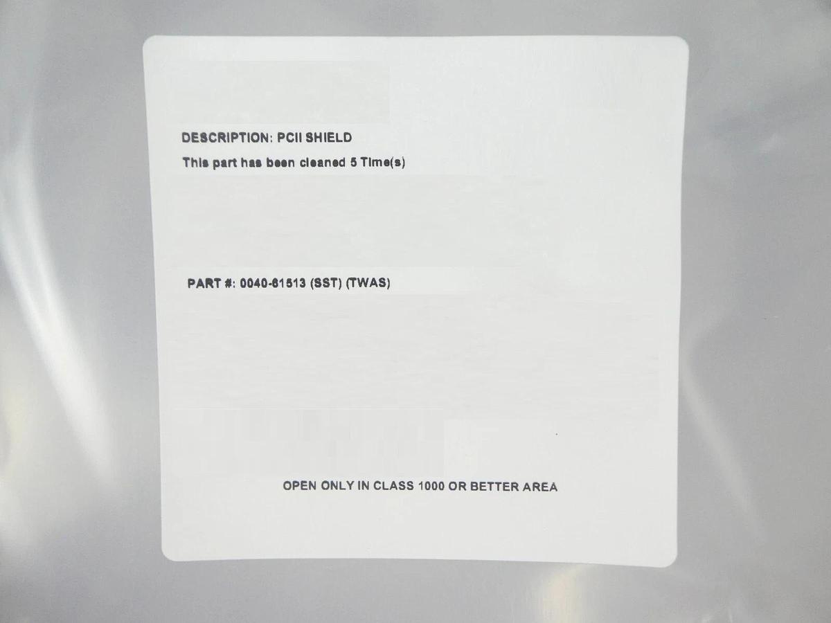 Refurbished AMAT Applied Materials 0040-61513 200mm PCII Shield SST TWAS 5500 Refurbished